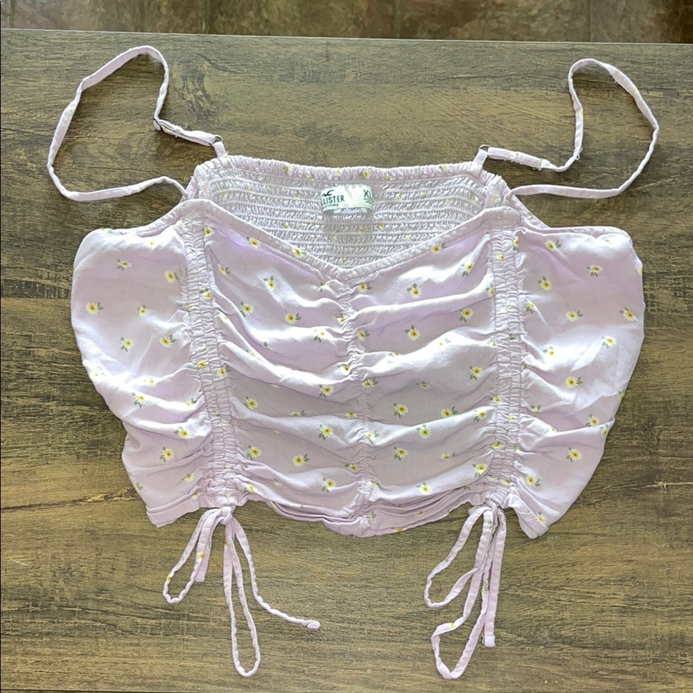 Hollister Lavender Floral Top